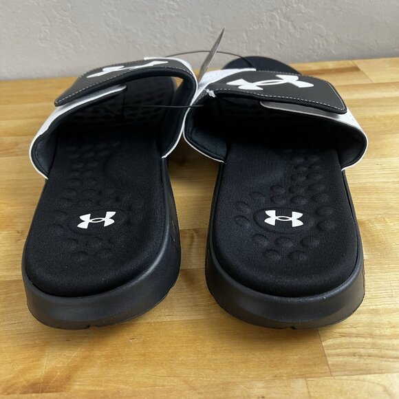 Under Armour Mens Ignite Pro Slide Athletic Sandal 3026023-100 White Size 17 NEW - Picture 4 of 9